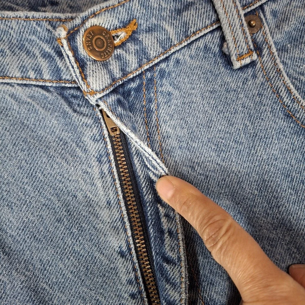 The Original Graphite Straight Denim Jeans Men's 30x31 Blue Medium Wash 5-Pocket